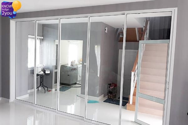 ประตู กระจก บานเลื่อน ข้อเสียที่ควรระวัง