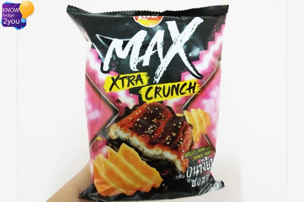 รีวิวมันฝรั่งทอดกรอบ เลย์แม็กซ์ กลิ่นอูนางิย่างซอสญี่ปุ่น