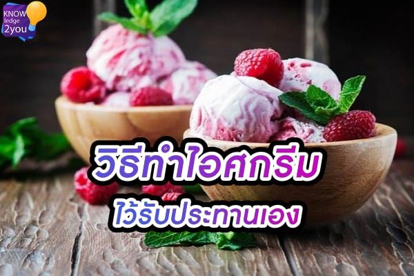 วิธีทำ ไอศกรีม ผลไม้ทานเอง อร่อยชื่นใจคลายร้อน 